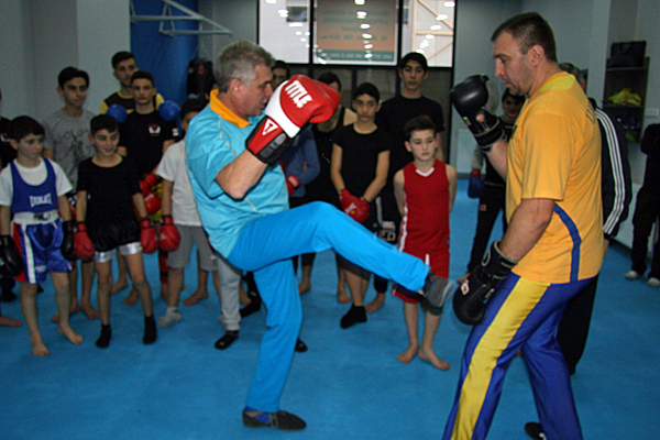 Séminaire sur la savate à Tbilissi, Géorgie