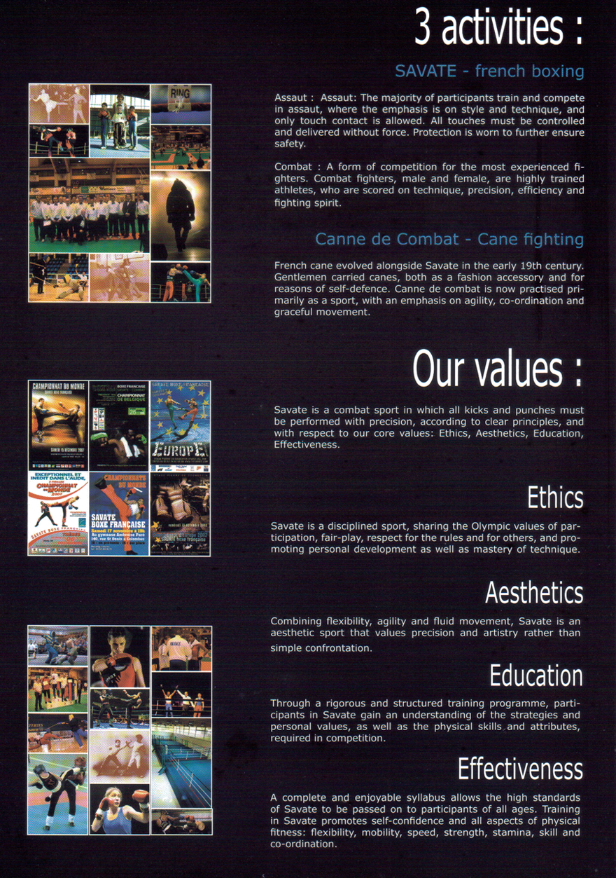 Valeurs de la Savate