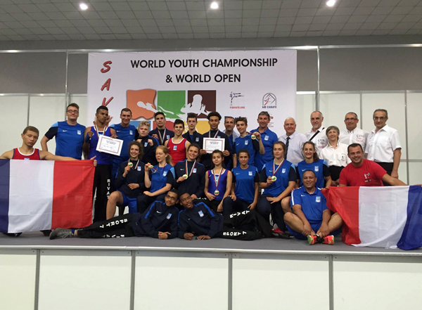 the victorious French team